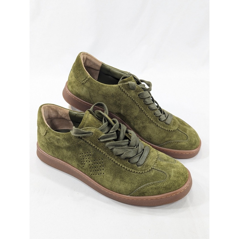 New KOLO "Capri" Suede Casual Sneakers Olive Drab Gum Sole EU39 US 6 Awesome